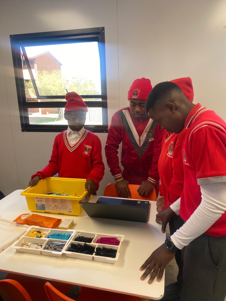 Letsibogo & Raymond Mhlaba SOS Robotics Match